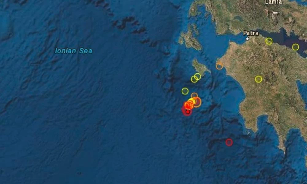 Σεισμός 4,4 Ρίχτερ κοντά στην Ζάκυνθο